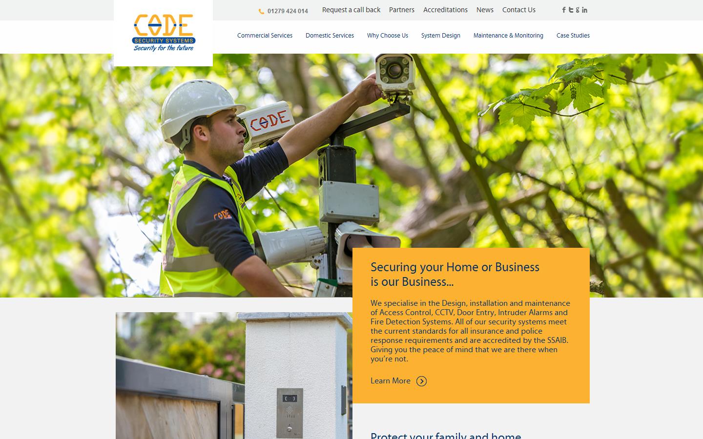 Code Security Systems Website