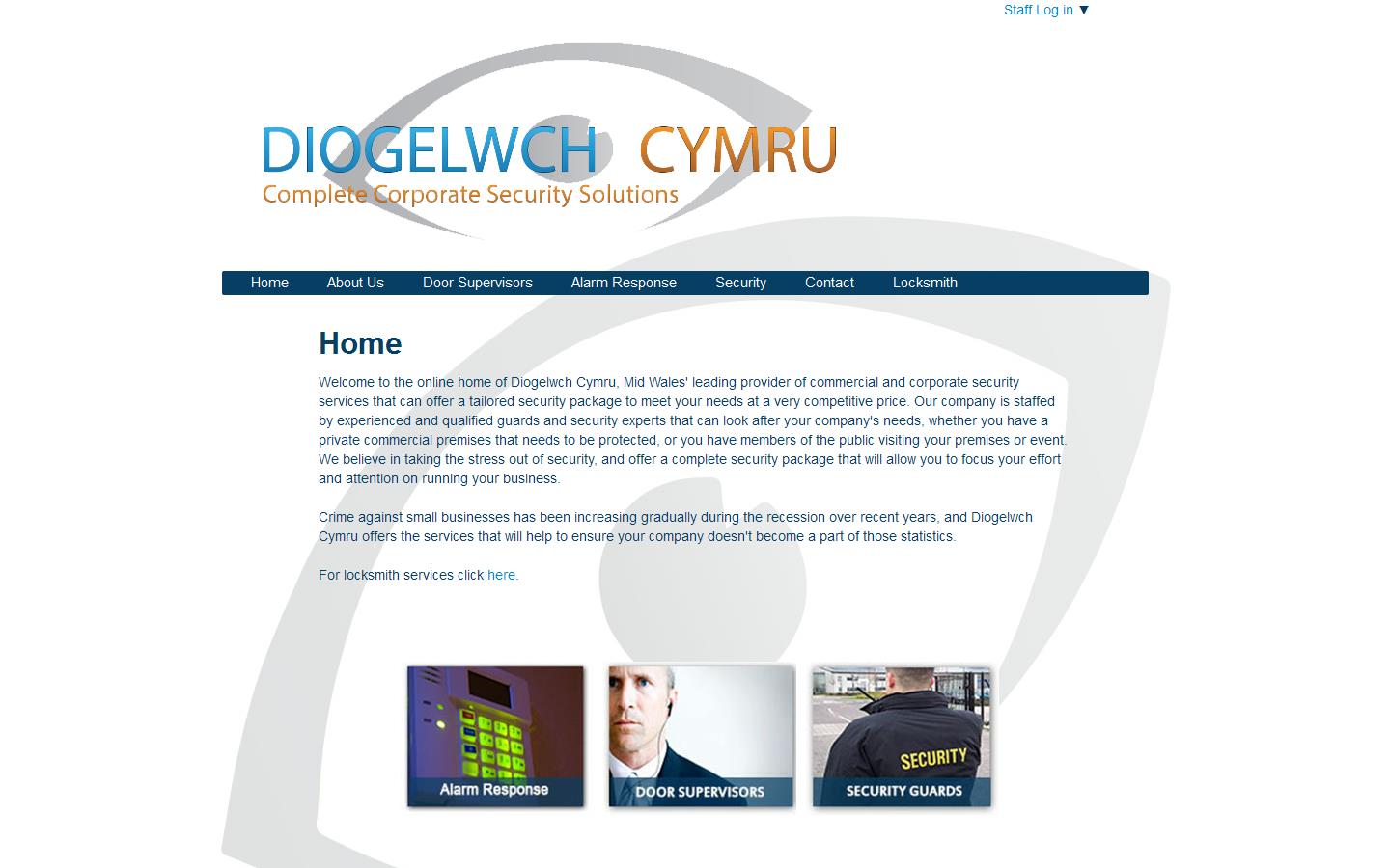Diogelwch Cymru Website