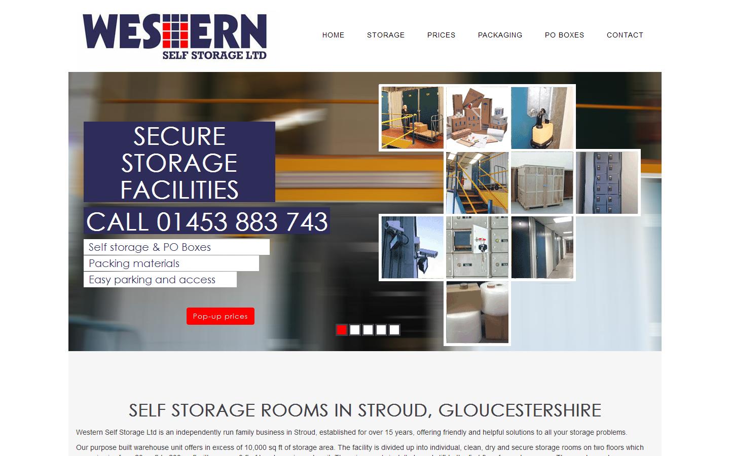 Western Self Storage Website