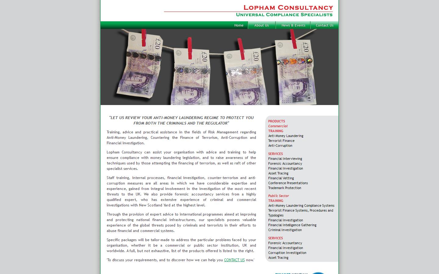 Lopham Consultancy Ltd Website