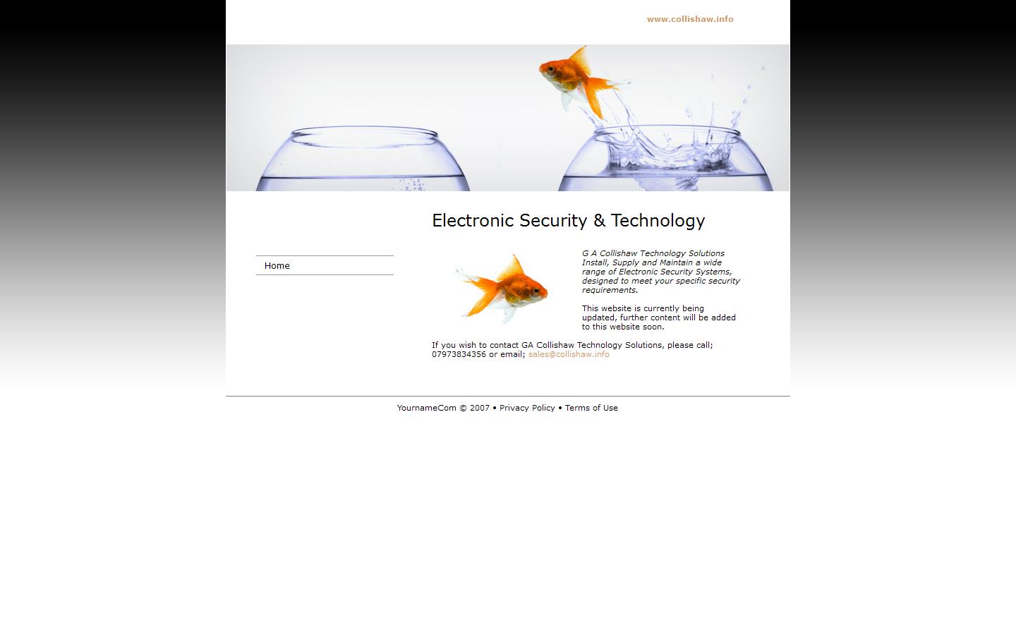 G A Collishaw Technology Solutions Website