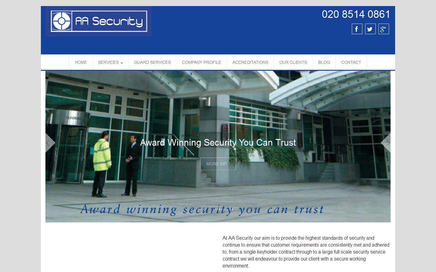 A A Security Website