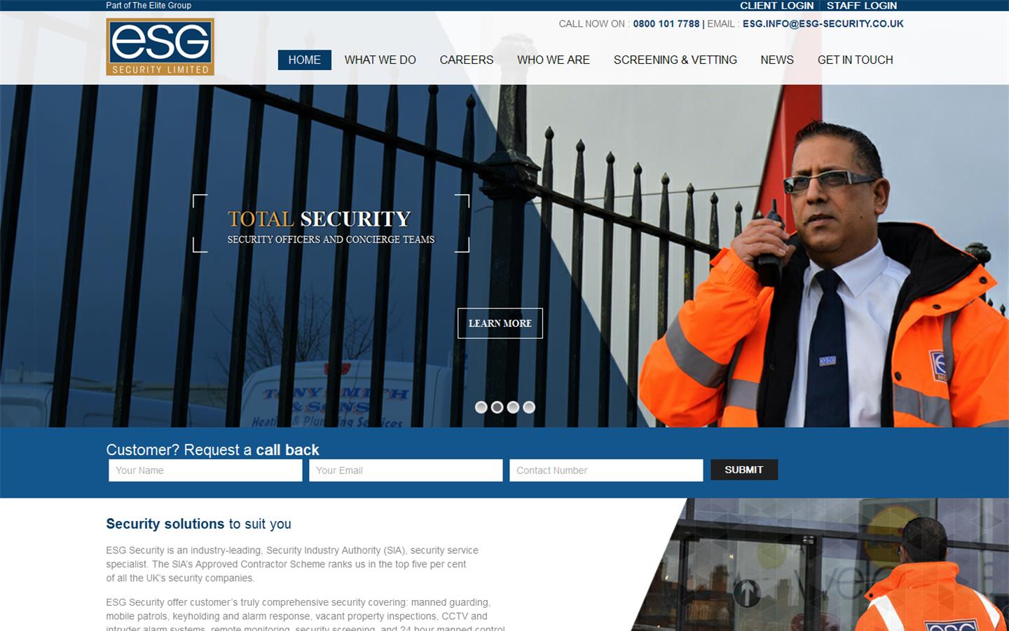 ESG Security Ltd Website