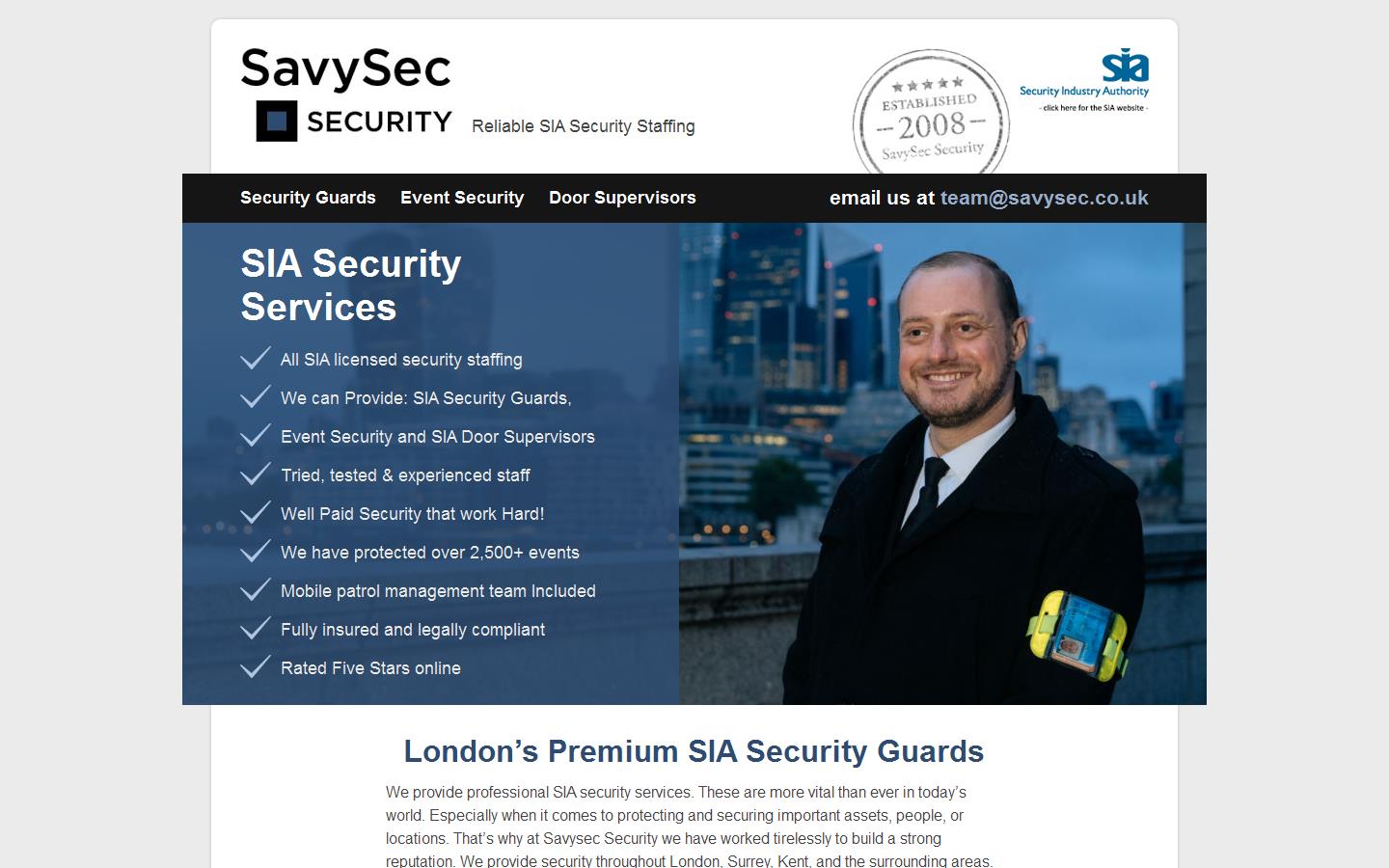 Savysec Security Website