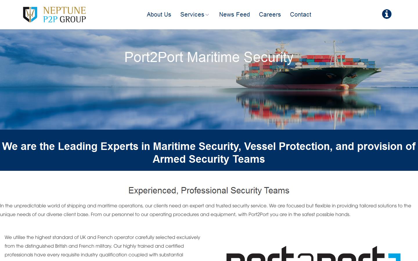 Port 2 Port Website