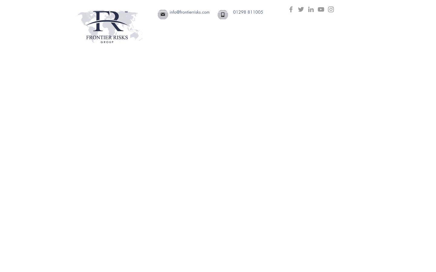 Frontier Risks Website