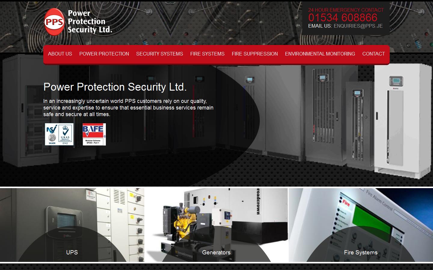 Power Protection Security Ltd Website