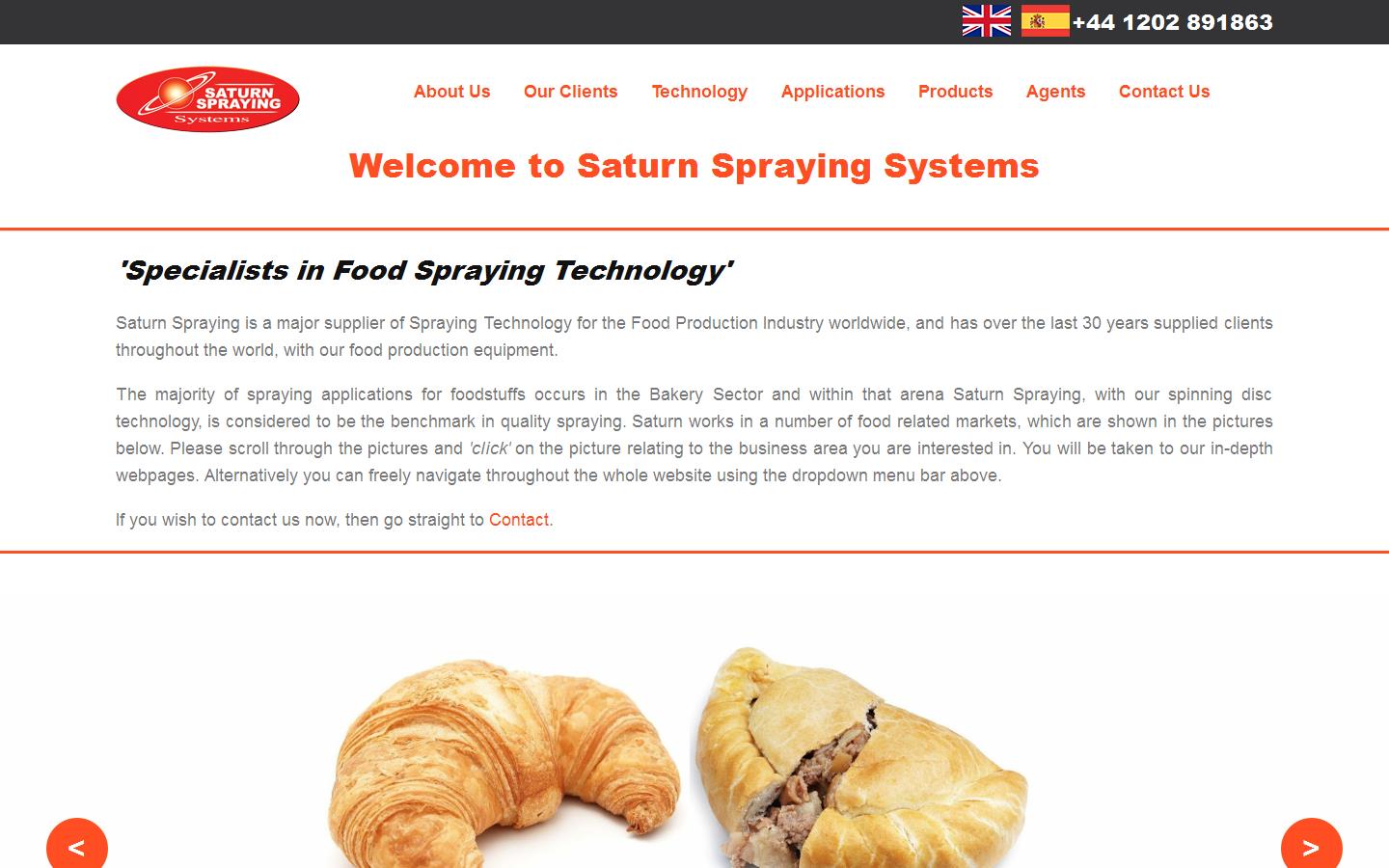 Saturn Spraying Website
