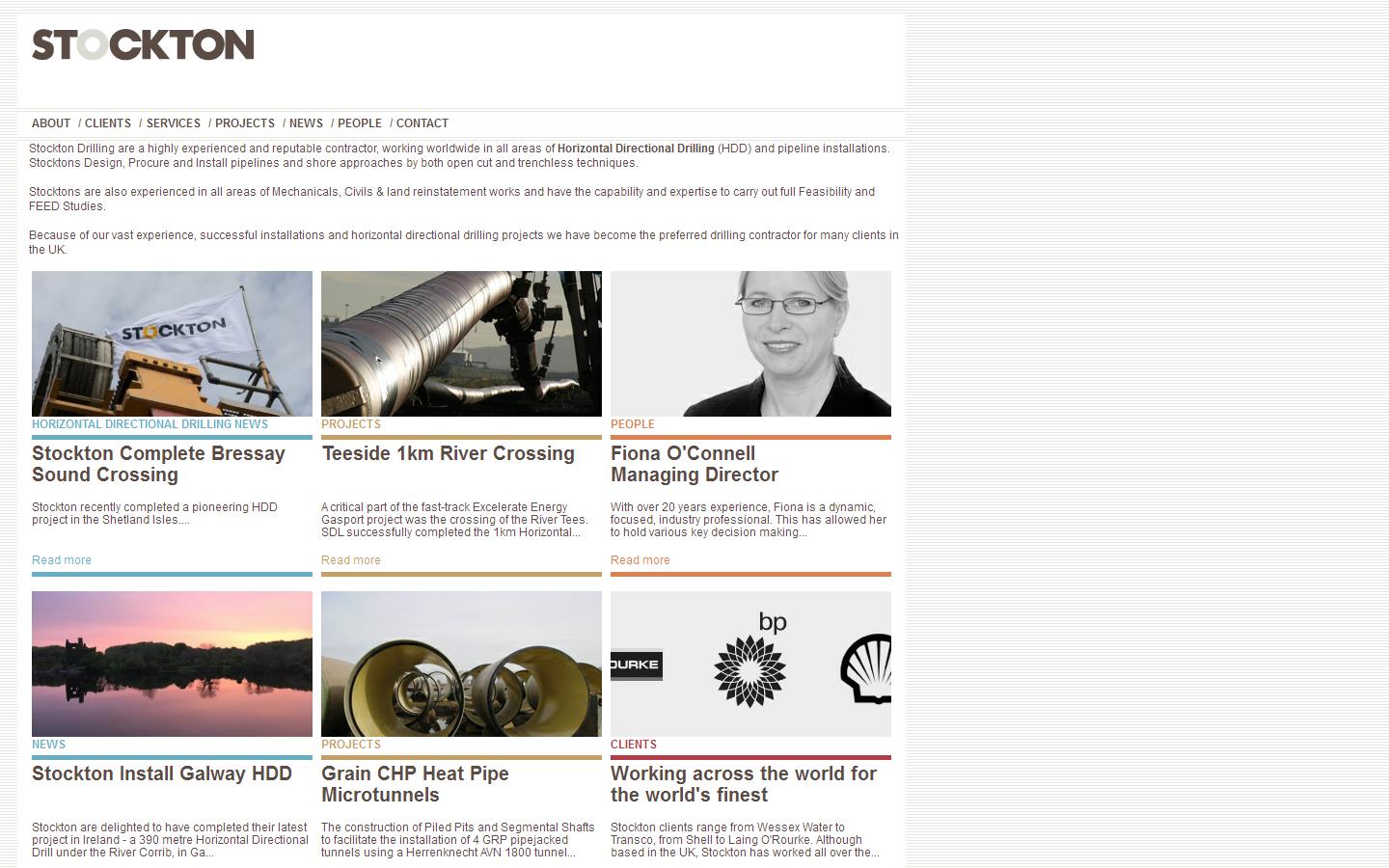 Stockton Drilling Ltd Website