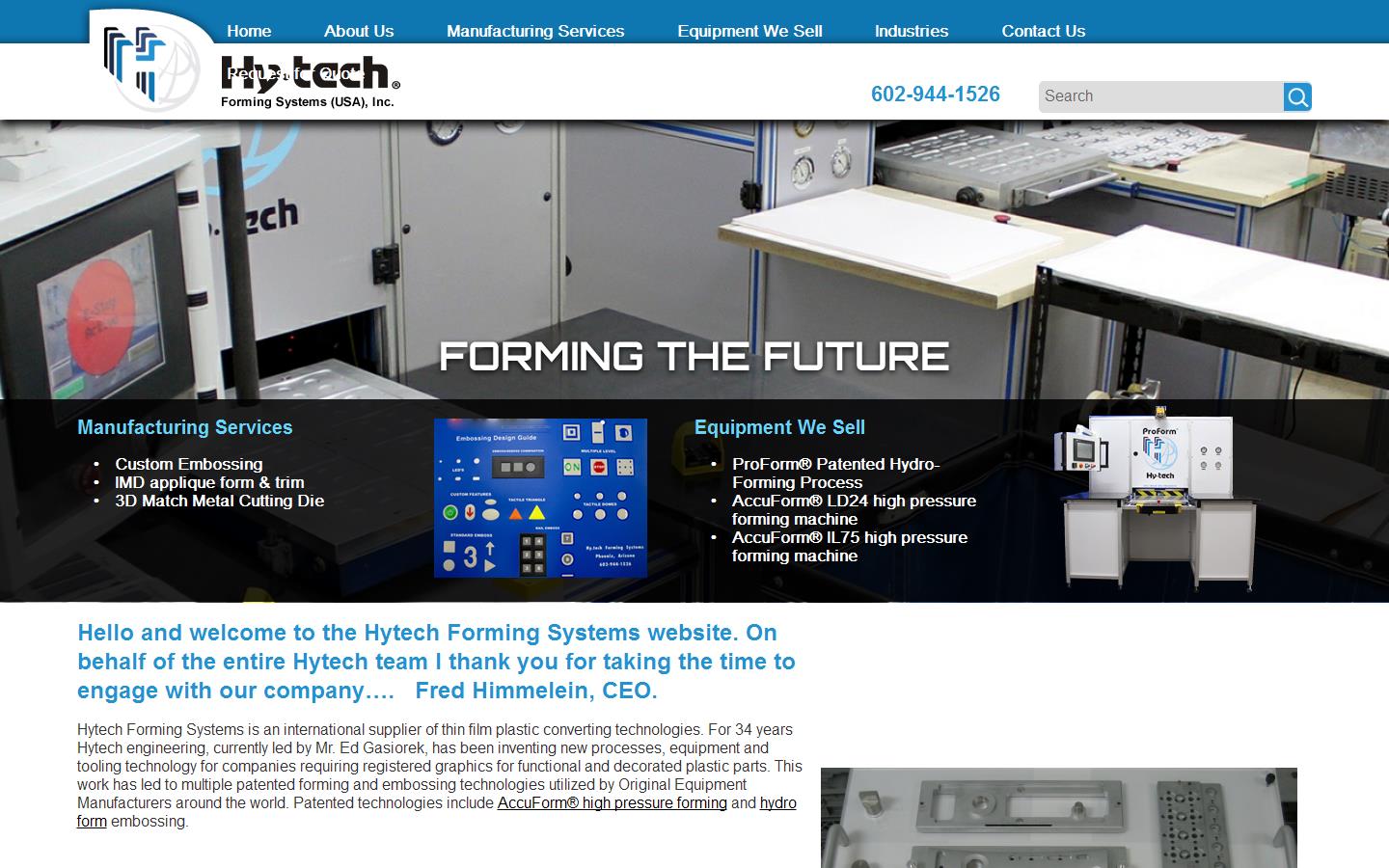 Hy-tech Website