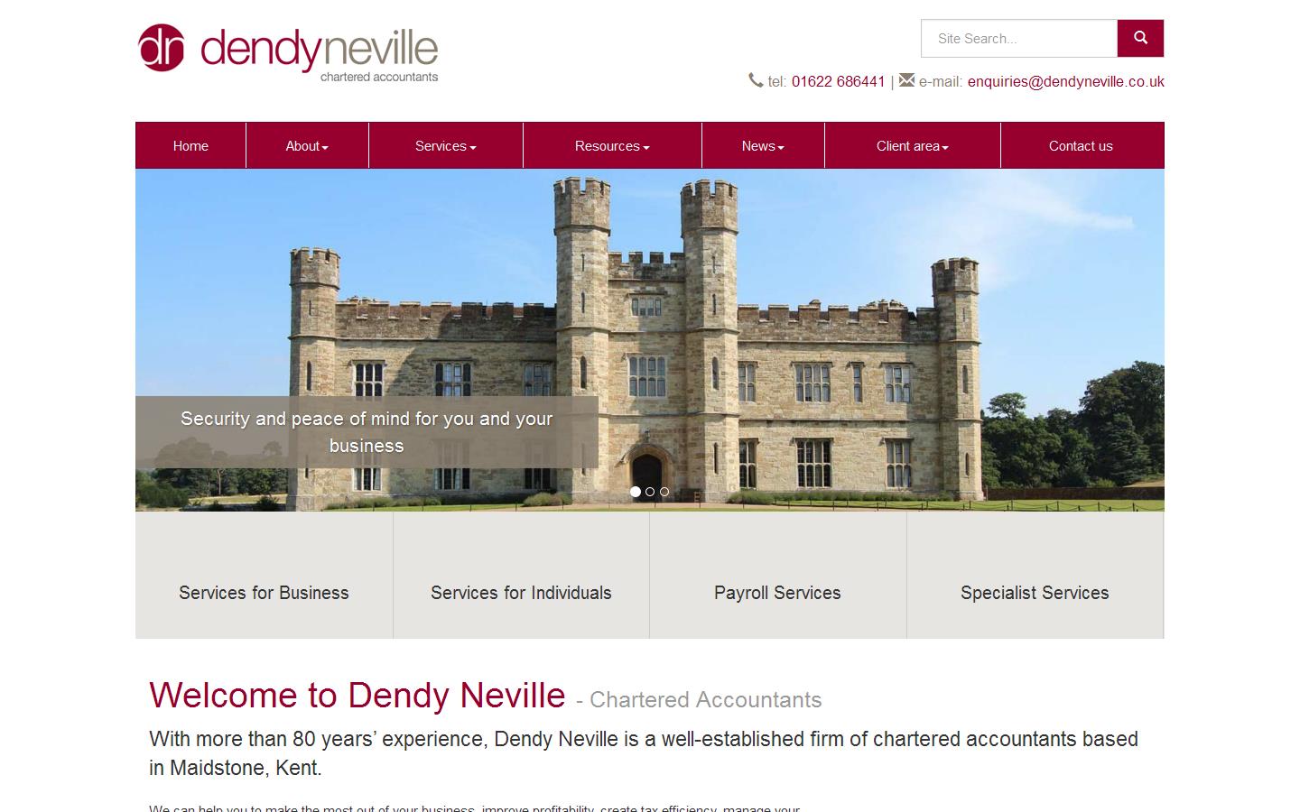 Dendy Neville Website