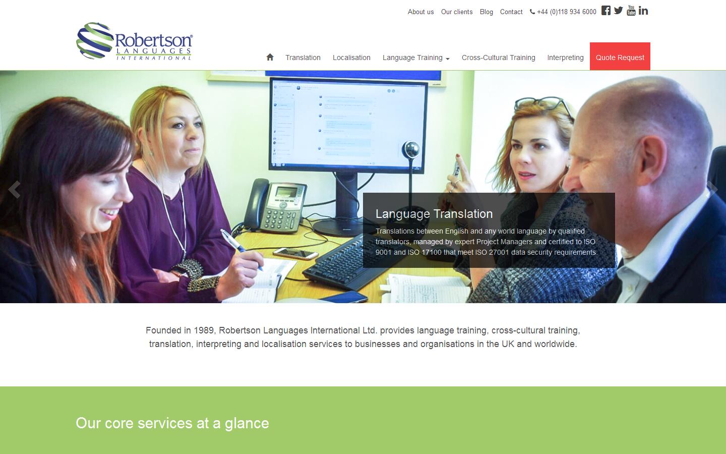 Robertson Languages International Website