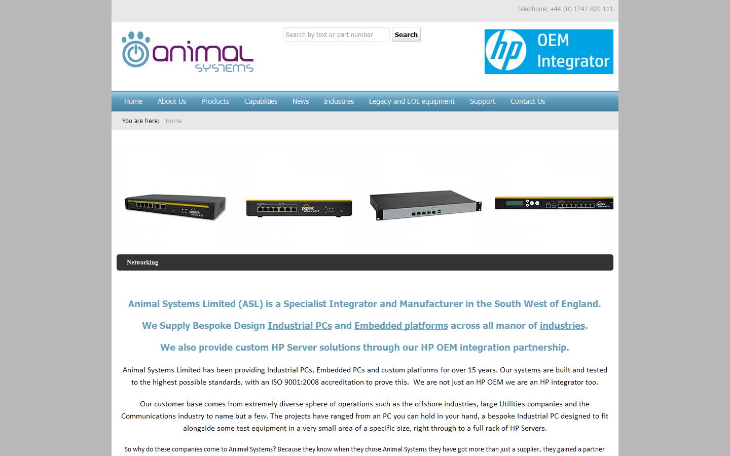 Animal Systems Website