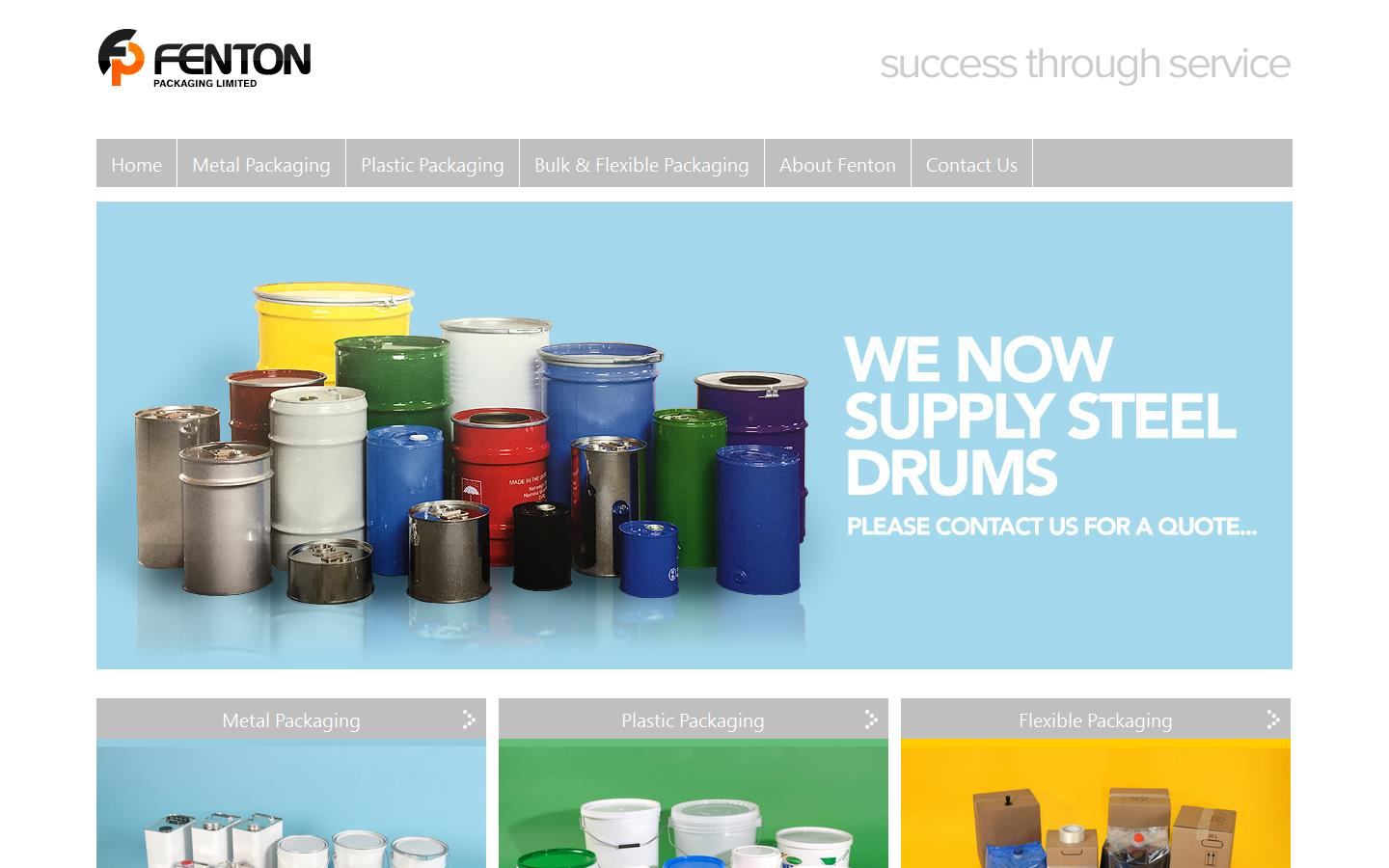 Fenton Packaging Ltd Website