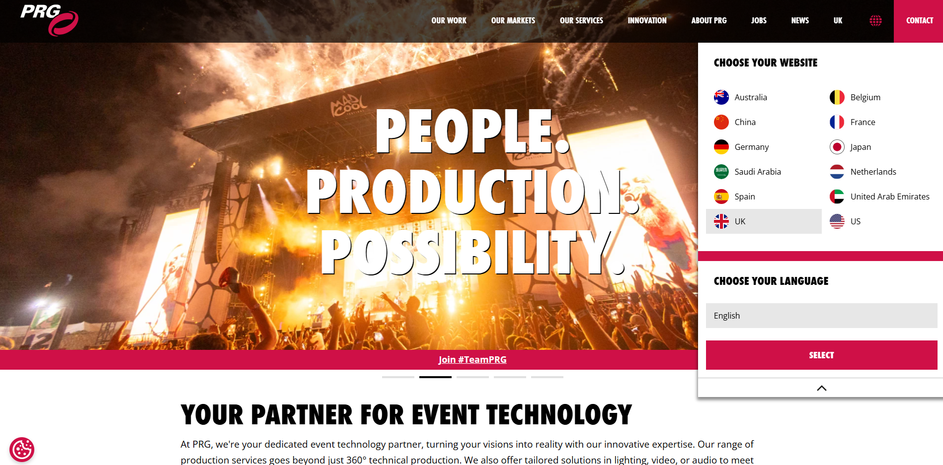 Production Resource Group Website
