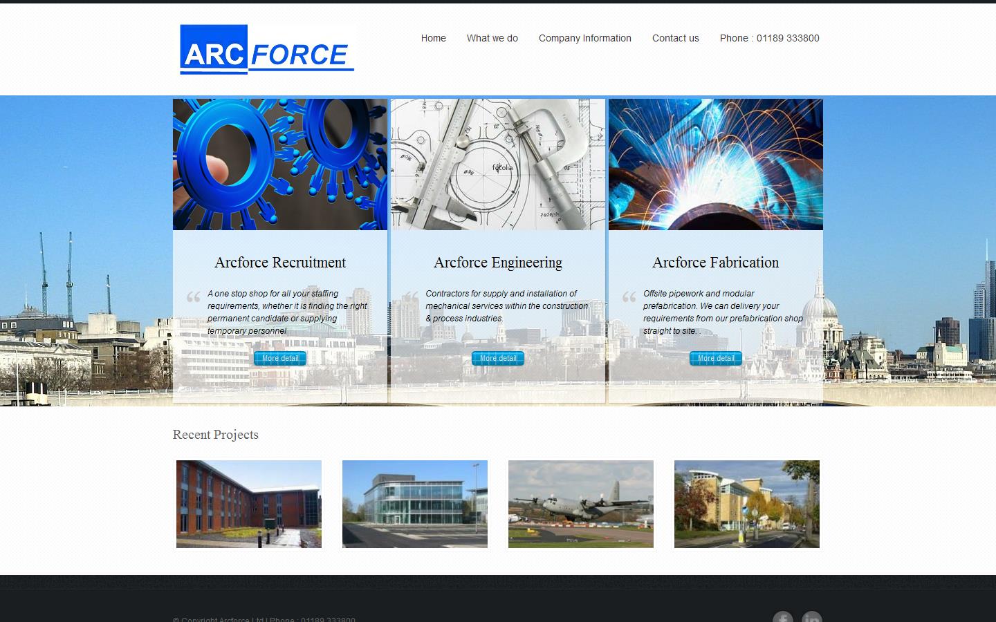 Arcforce Ltd Website
