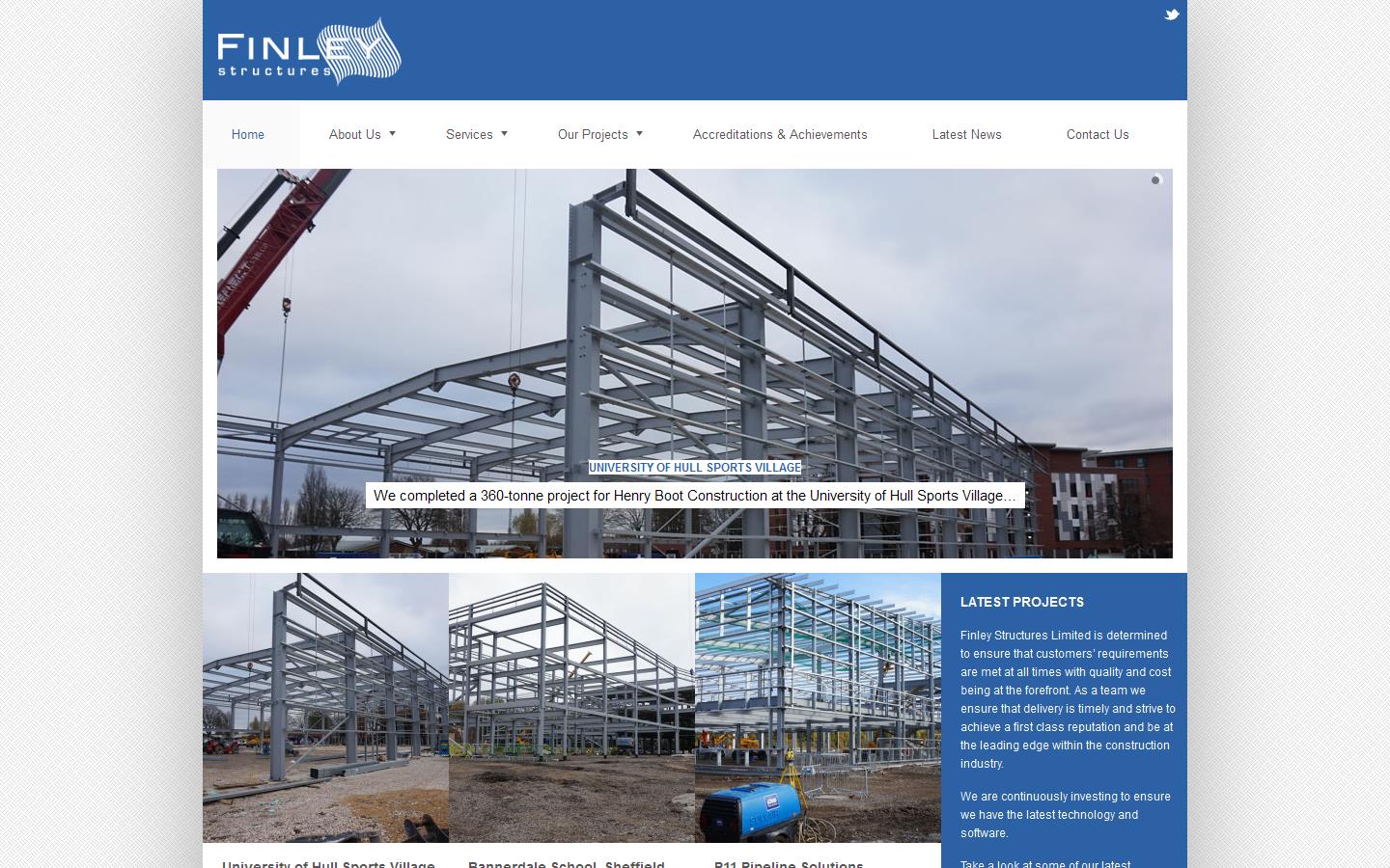 Finley Structures Website
