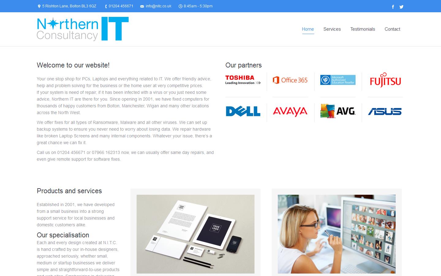 Northern IT Consultancy Website