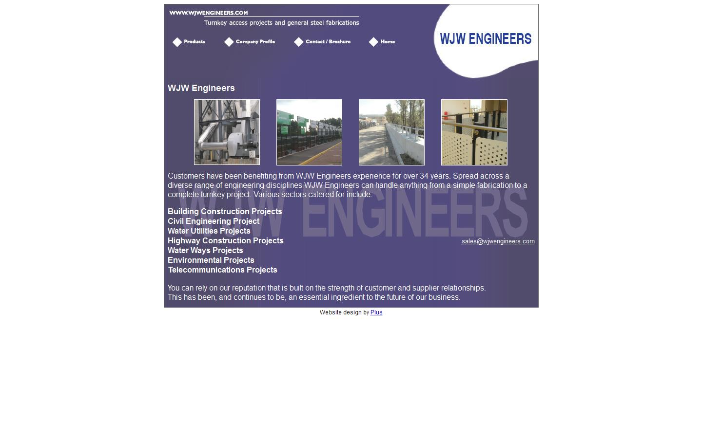 W J W Engineers Website