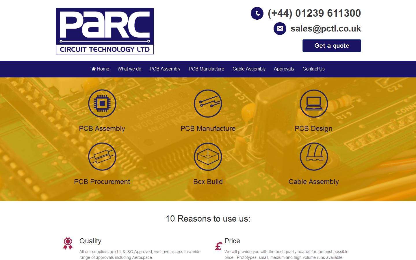 Parc Circuit Technology Ltd Website