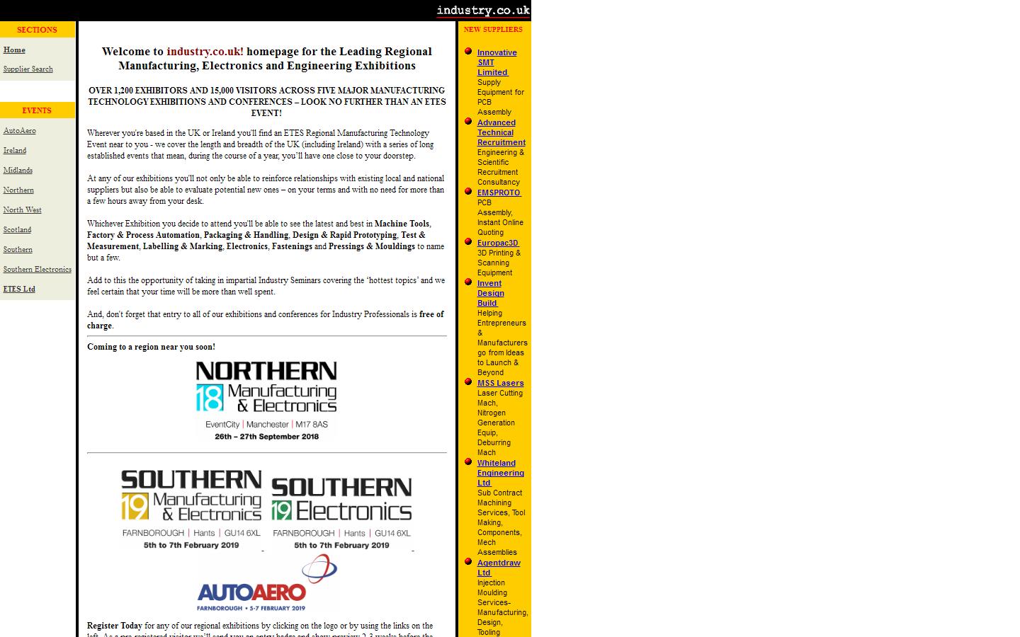 European Trade & Exhibition Services Website