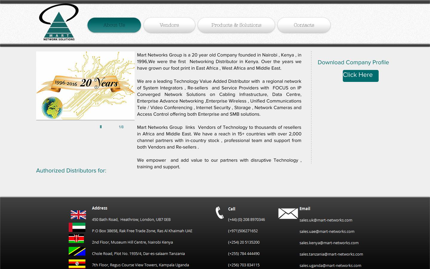 Mart Networks Website