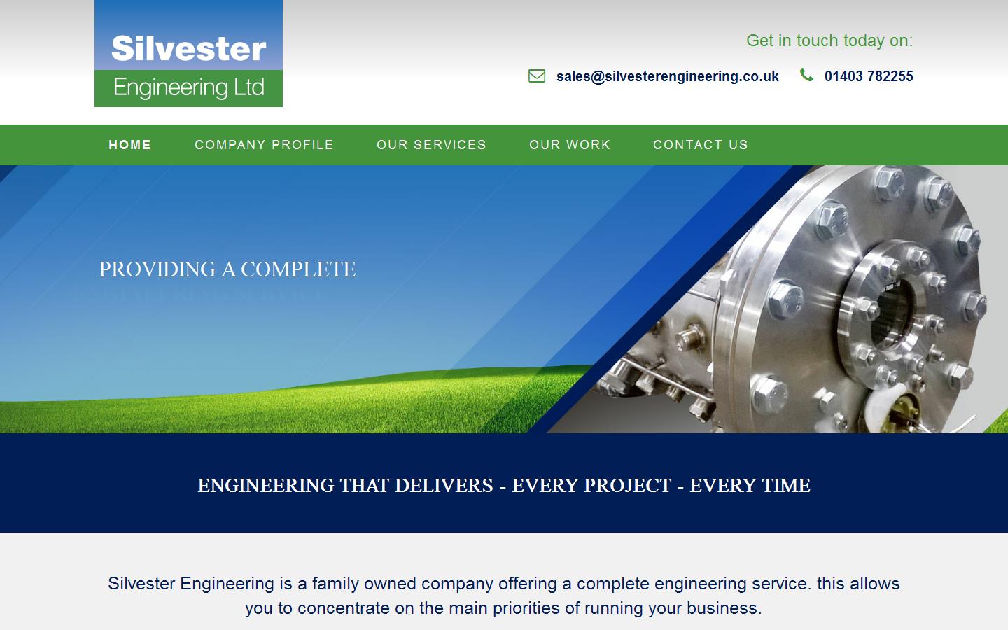 Silvester Engineering Ltd Website