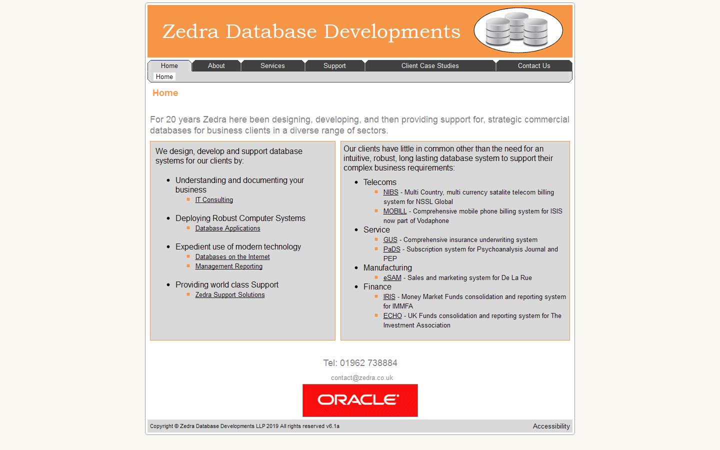 Zedra Solutions Website