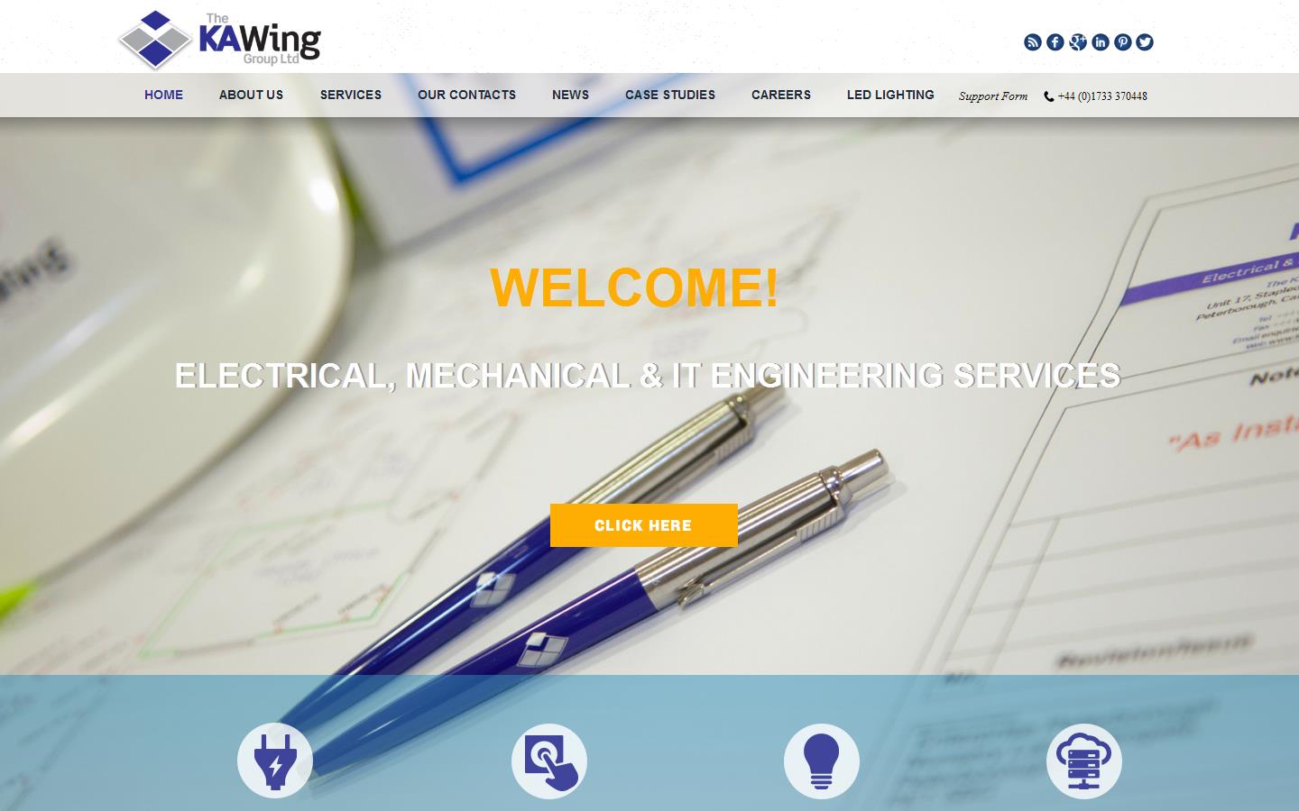 The K A Wing Group Ltd Website