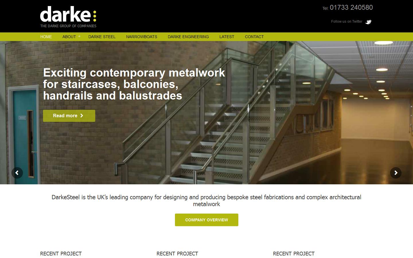 Darke Steel Ltd Website