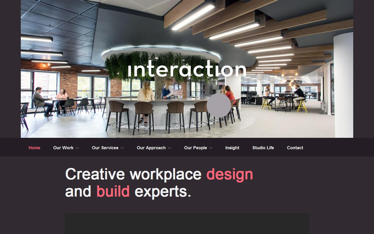 Interaction Engaging Space Website