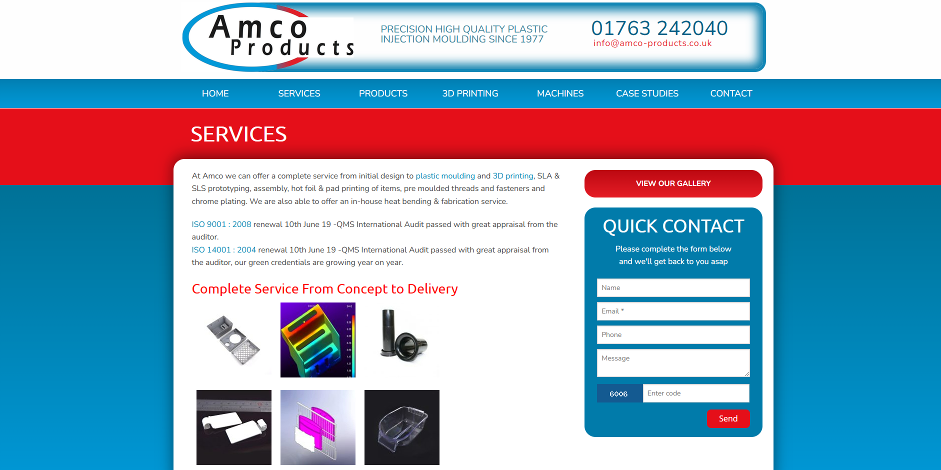 Amco Products Website