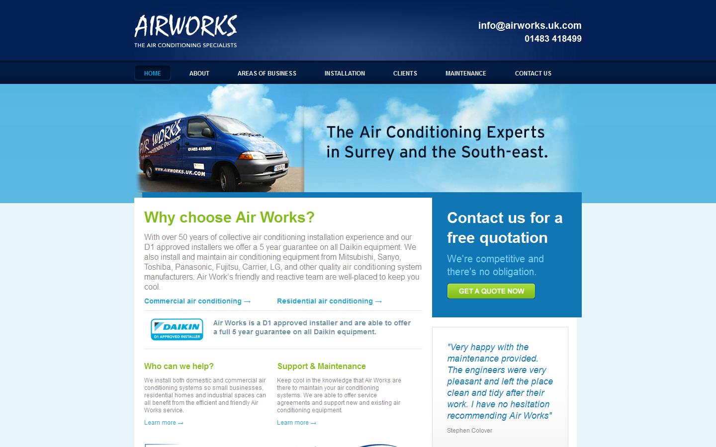 Air Works Website