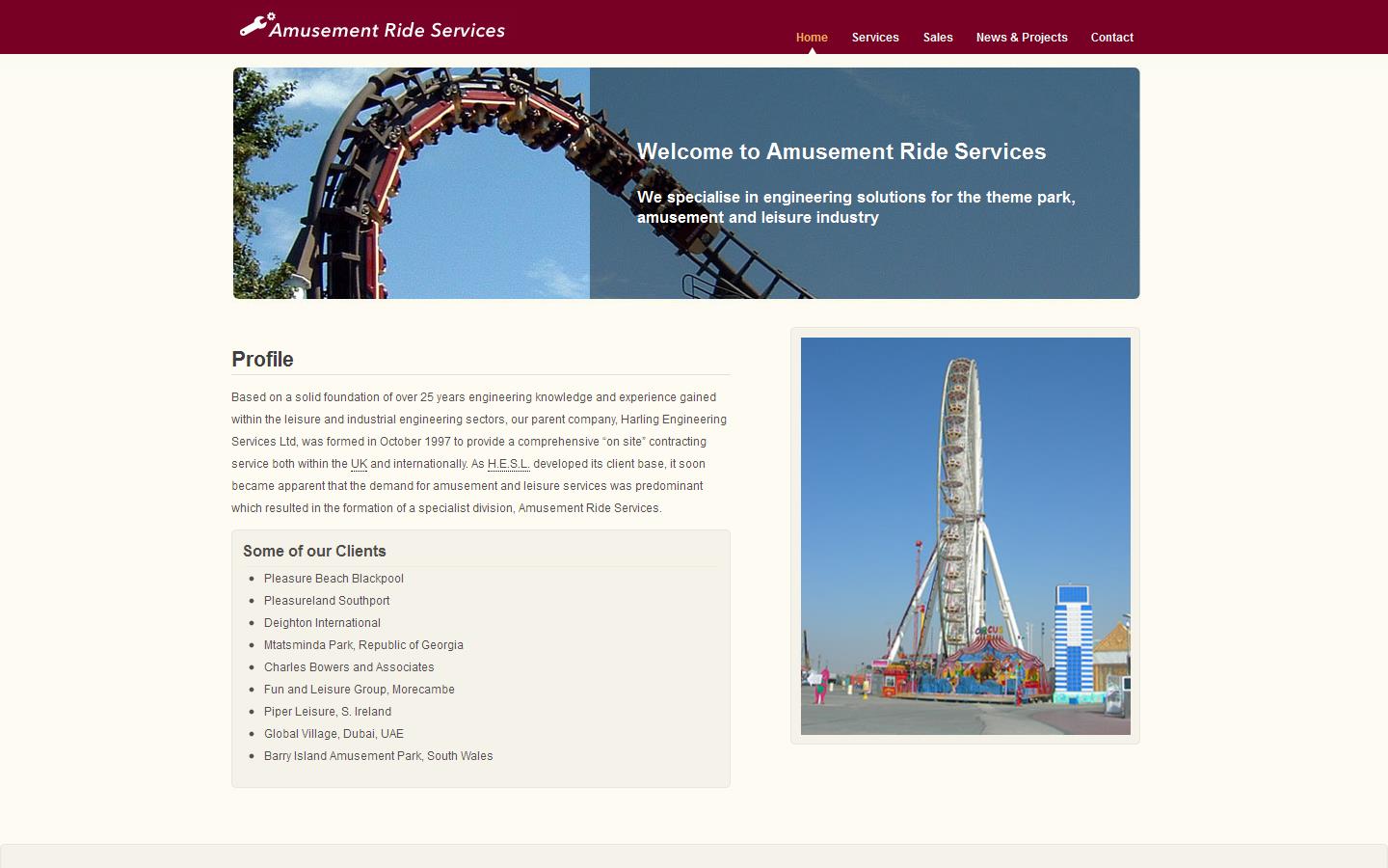 Harling Engineering Services Ltd Website