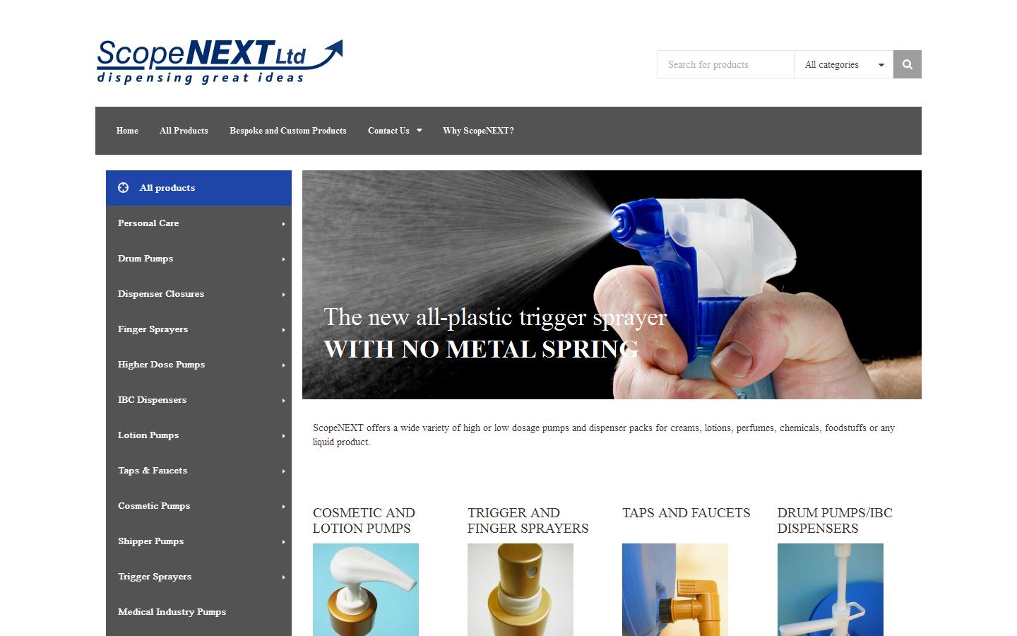 Scopenext Ltd Website