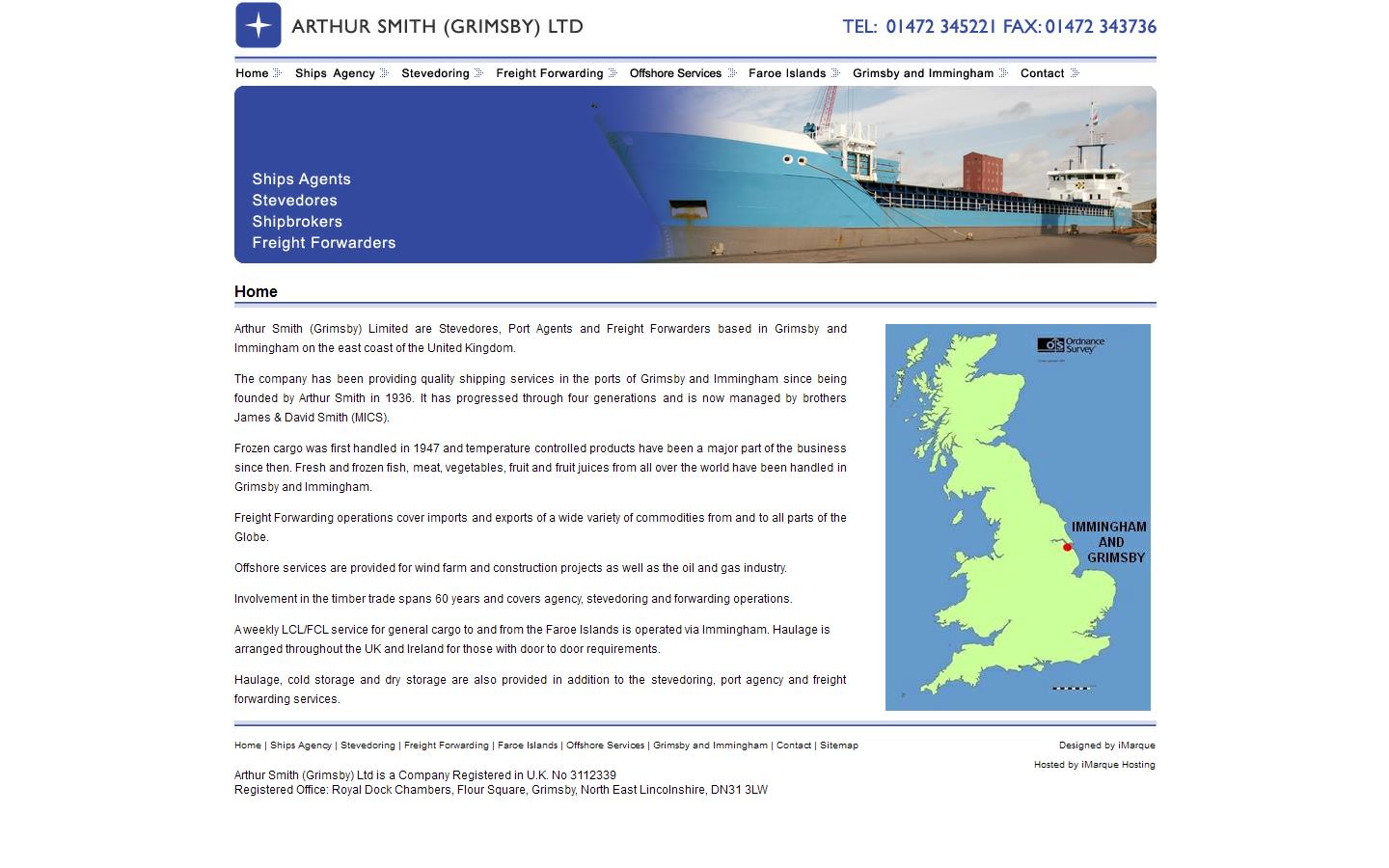 Arthur Smith Grimsby Ltd Website