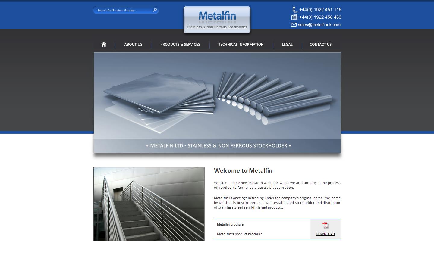 Metalfin Website
