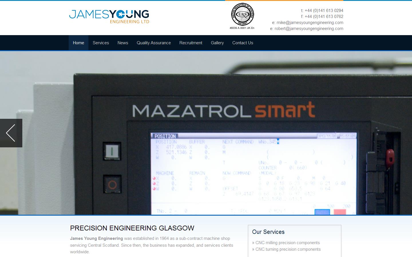 James Young Engineering Website