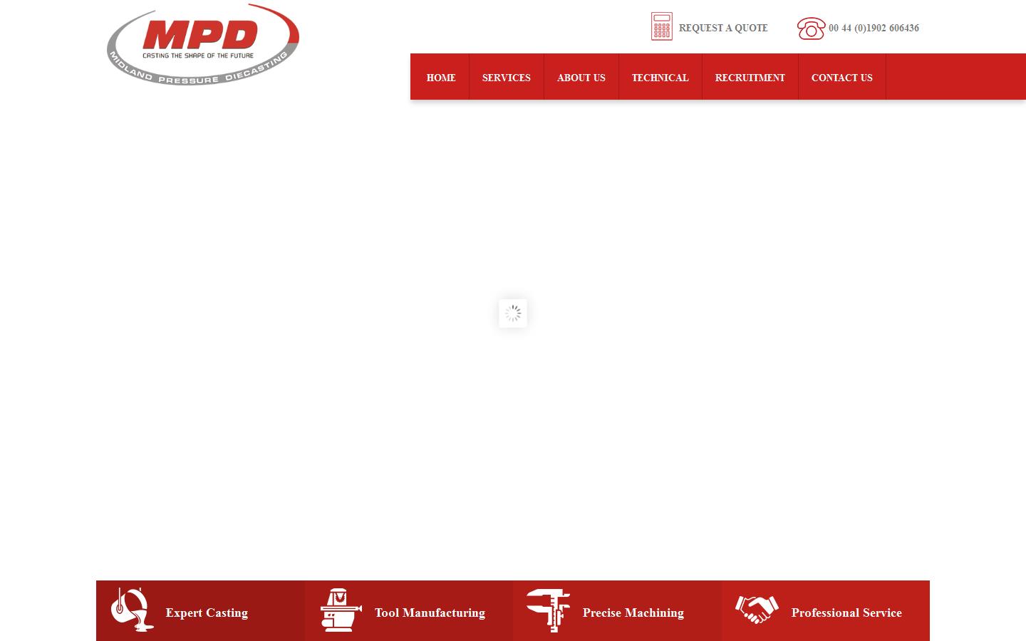 Midland Pressure Diecasting Ltd Website