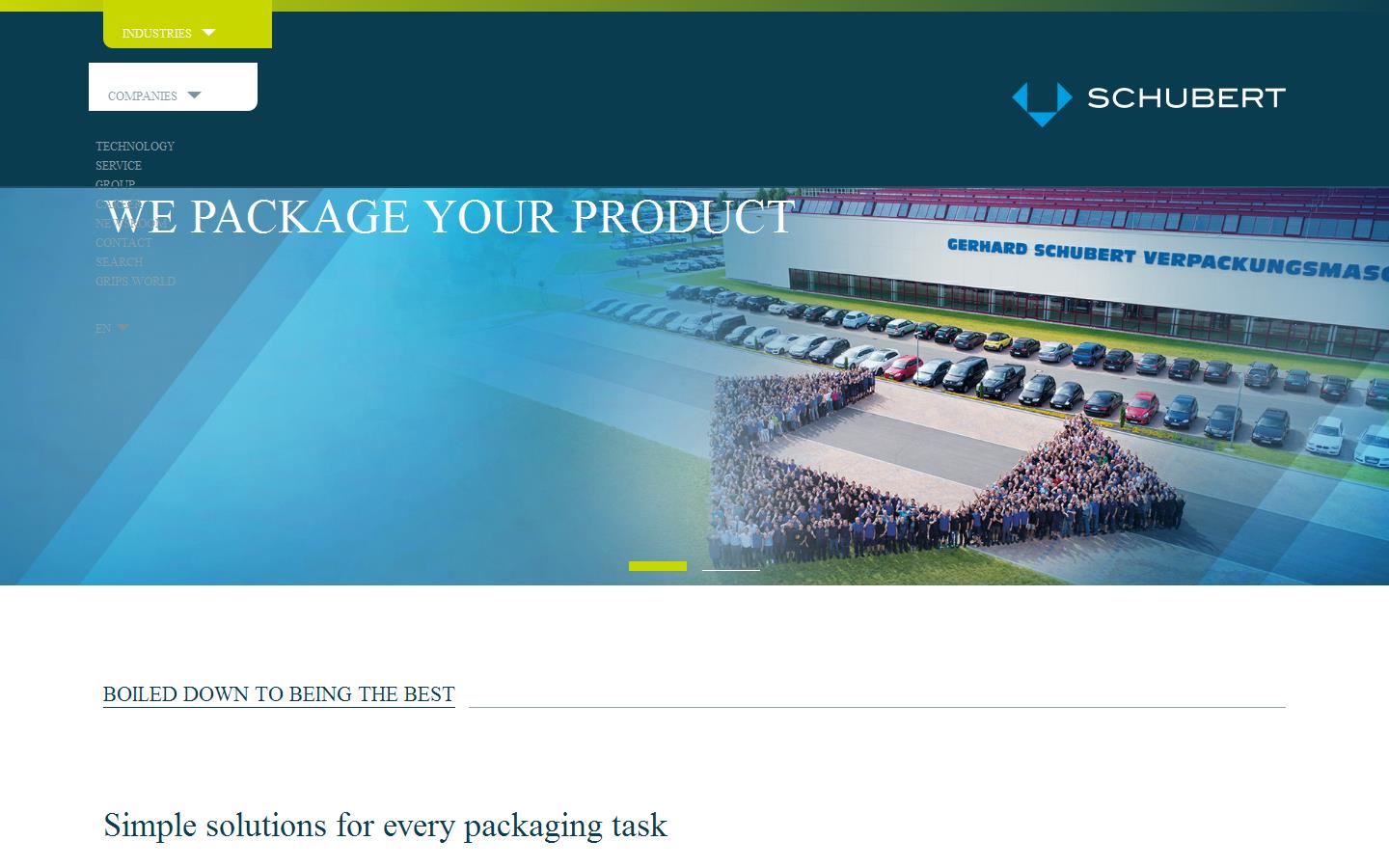 Schubert UK Ltd Website