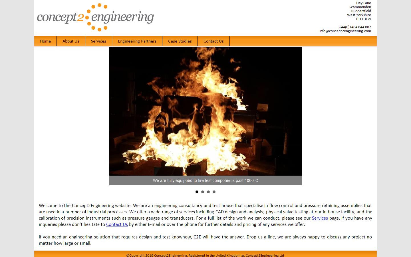 Concept 2 Engineering Ltd Website