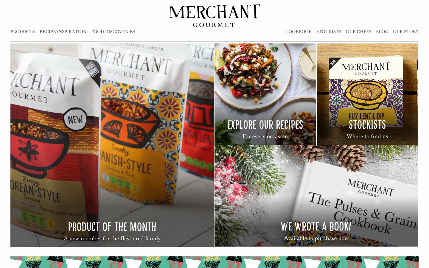 Merchant Gourmet Website