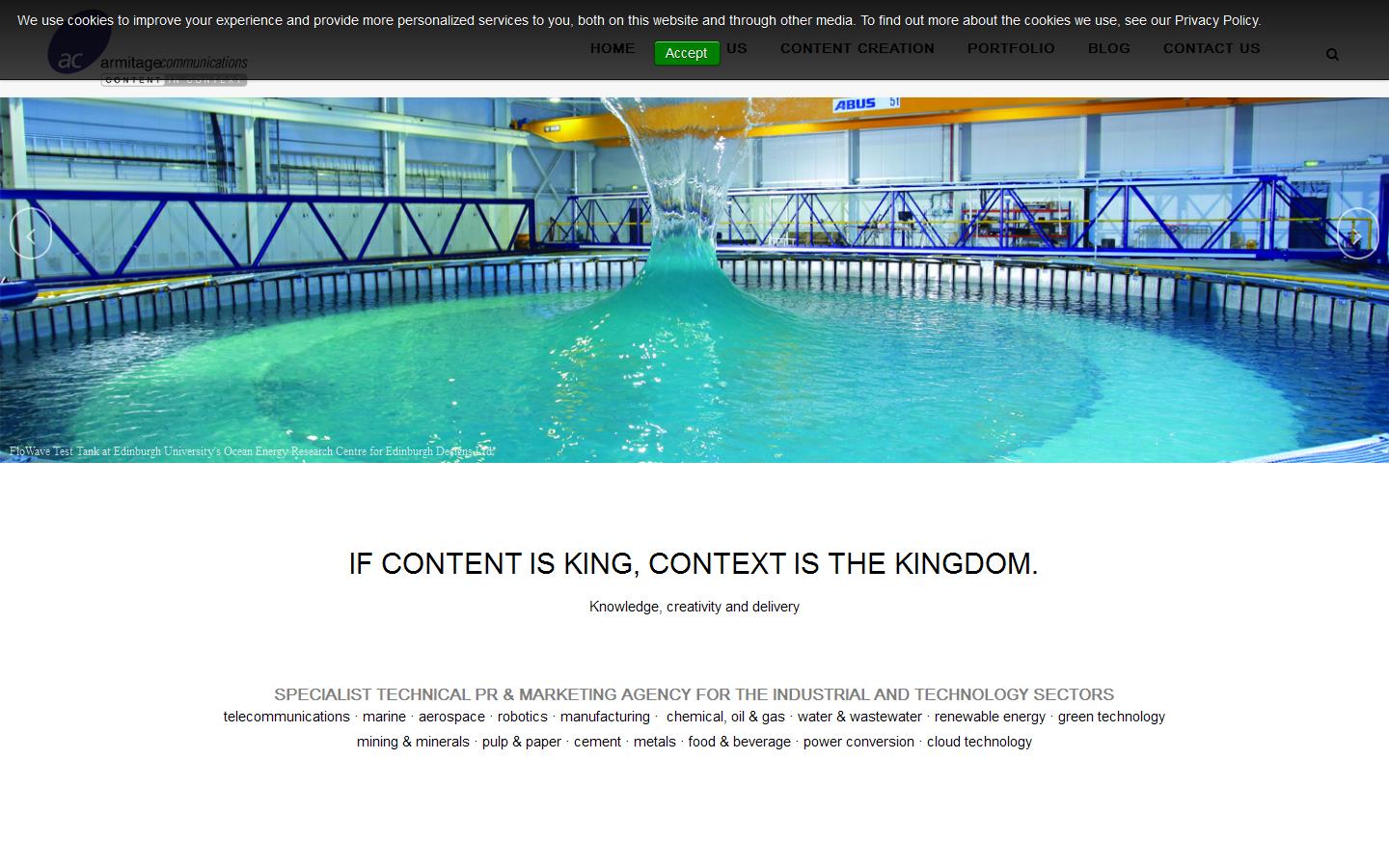 Armitage Communications Website