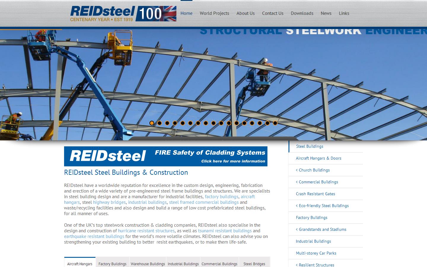 John Reid & Sons Structural Steel Ltd Website