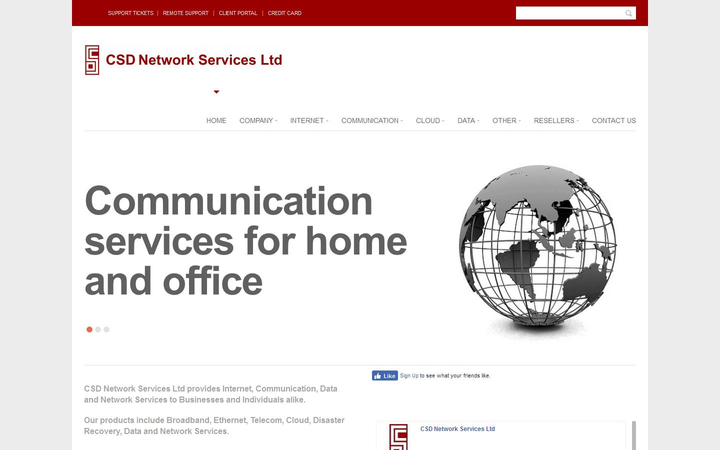 C S D Network Services Ltd Website