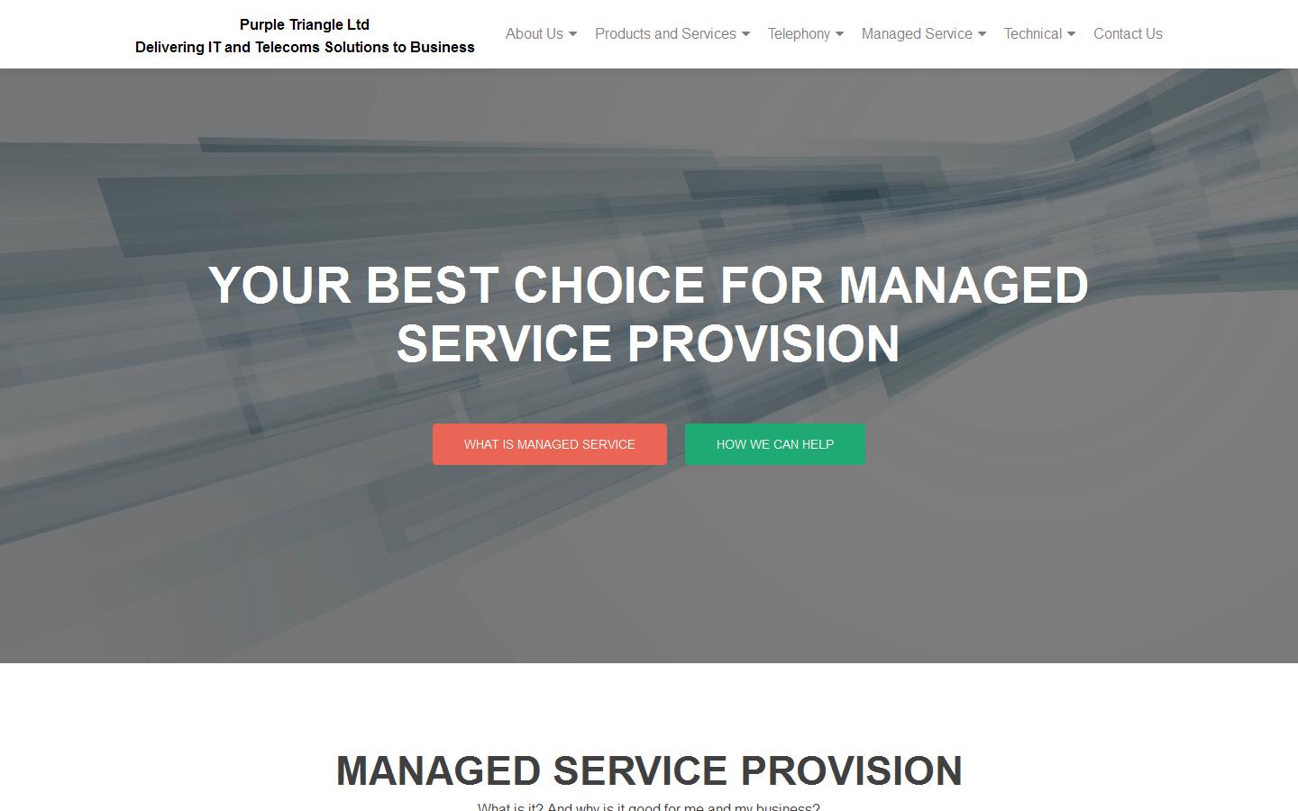 Purple Triangle Ltd Website