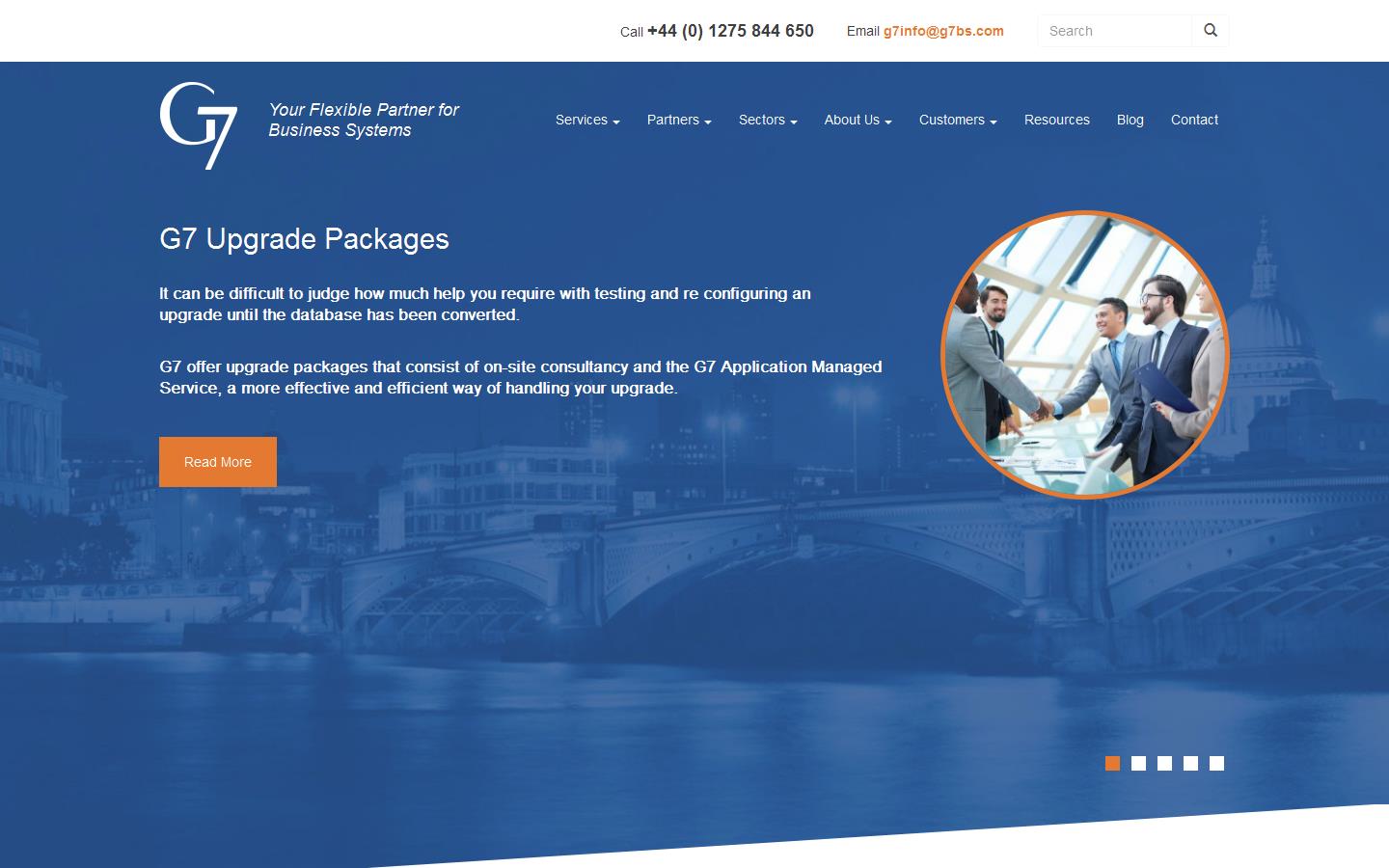 G 7 Business Solutions Ltd Website