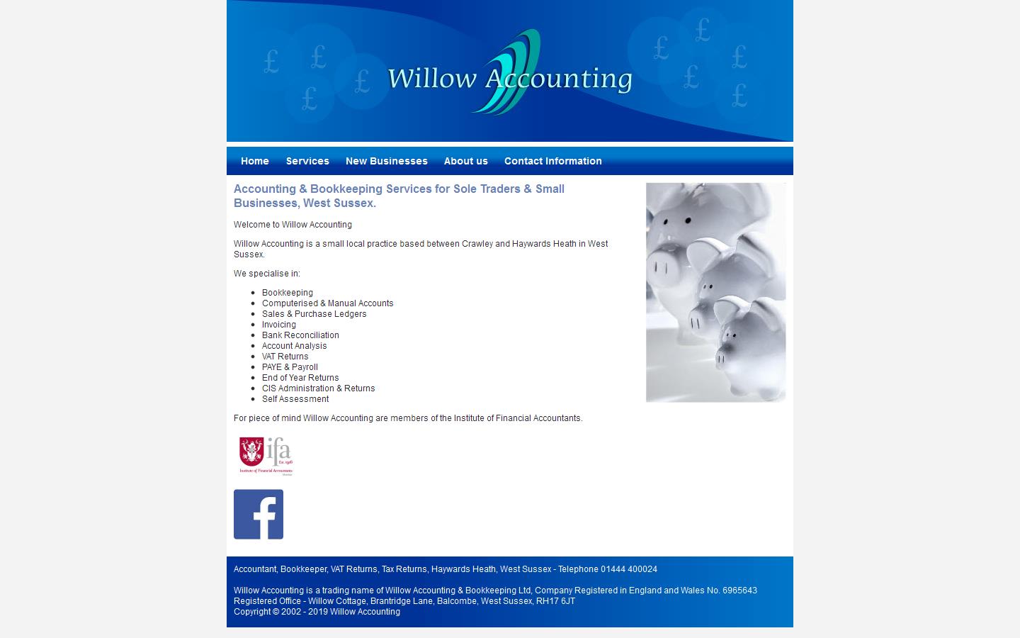 Willow Accounting Website