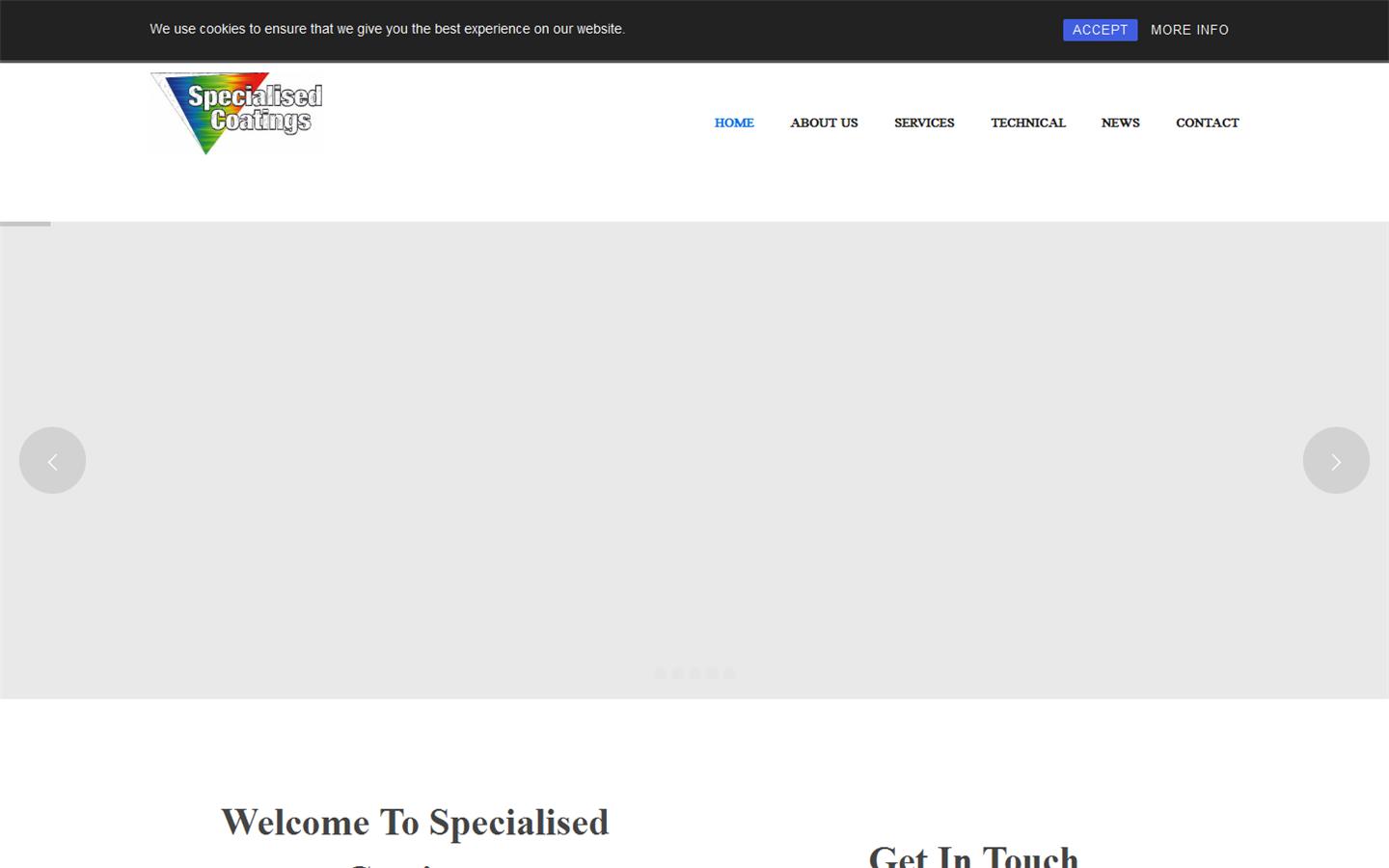 Specialised Coatings Ltd Website