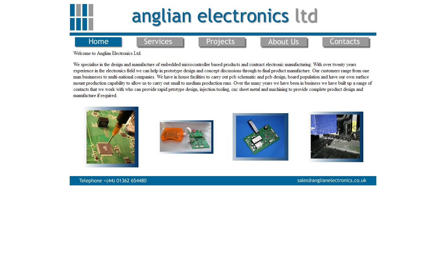 Anglian Electronics Ltd Website